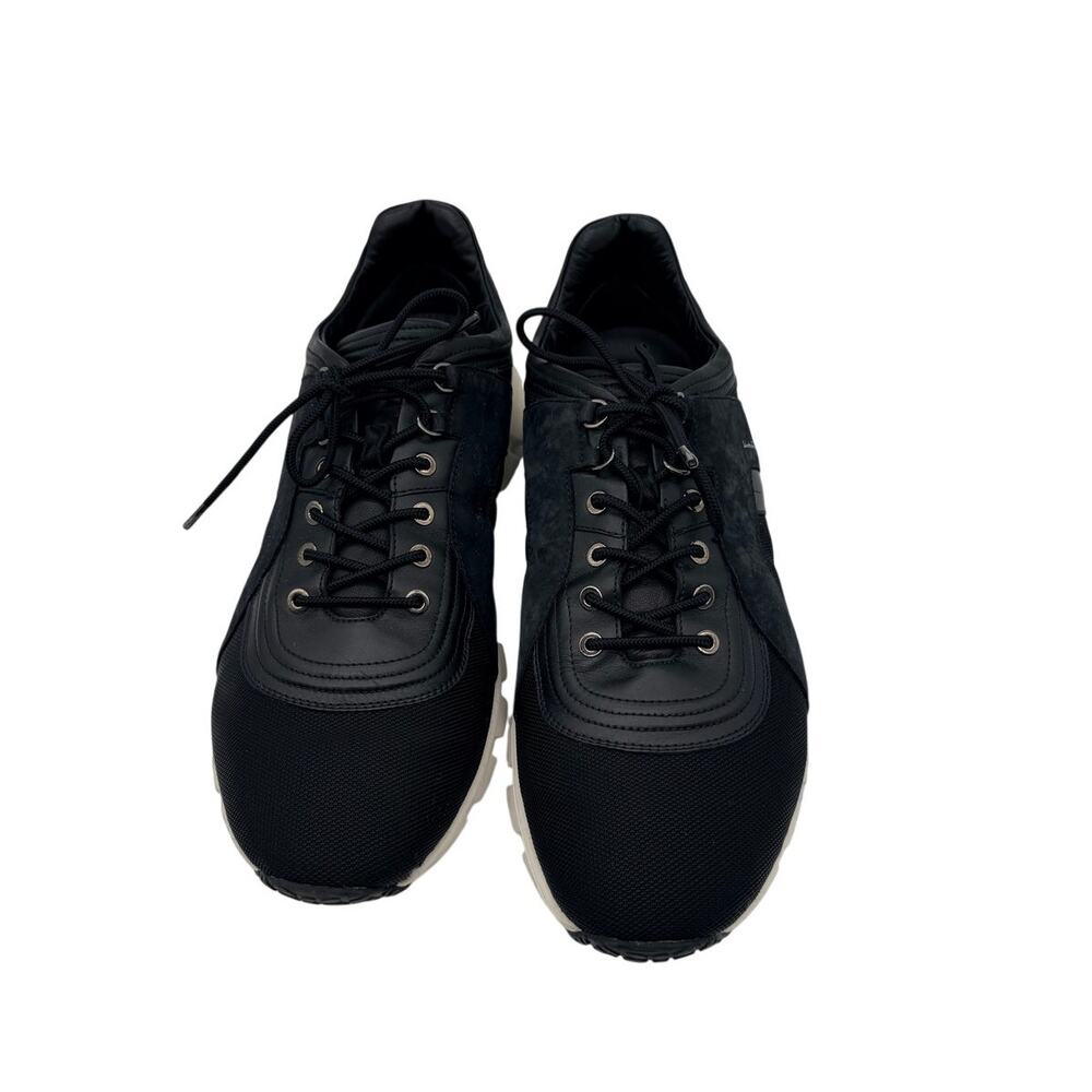 Salvatore Ferragamo Men's Black Sneakers Size 12 M